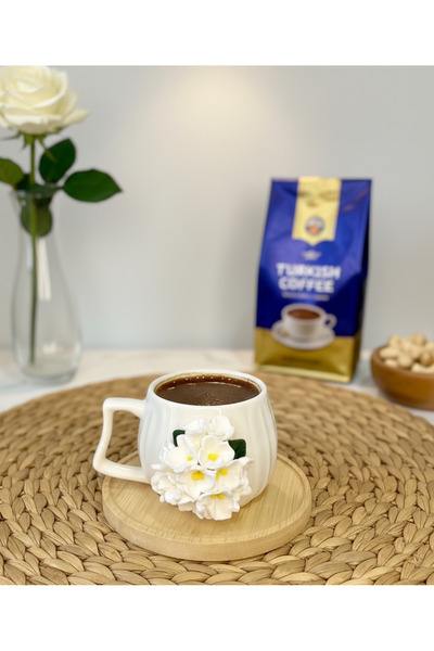 Niveis Kişiye Özel El Yapımı Tasarım Yasemin Çiçeği Desenli Hediyelik Porsele...