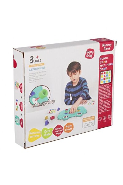 Micostore Educational Memory Game With Geometric Shapes, Speed, Logical Thinking, Interactive, 3 Years