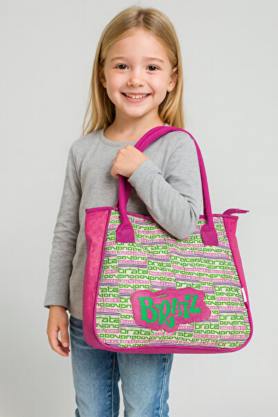 çantavizyon Παιδική τσάντα παραλίας πολλαπλών χρήσεων για κορίτσια σε ροζ χρώμα