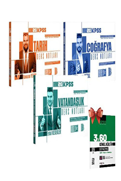 Benim Hocam Yayınları 2026 Kpss Genel Kültür Ders Notları Tarih-Coğrafya-Vata...