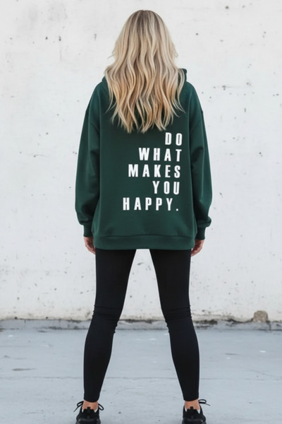 UNCİA OUTDOORS Φούτερ Unisex με στάμπα με κουκούλα