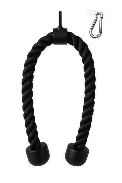 CrewSport 100 Cm 28mm Kalın Profesyonel Triceps Halatı - Rope Pushdown - Cable Egzersiz Aparatı