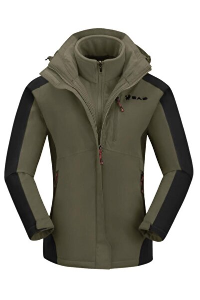 2AS Sparkle 3in1 Kadın Mont Kahverengi / Siyah