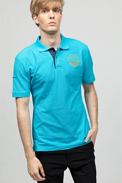 Panthzer Ανδρικό μπλουζάκι Taftan Polo Collar Μπλε