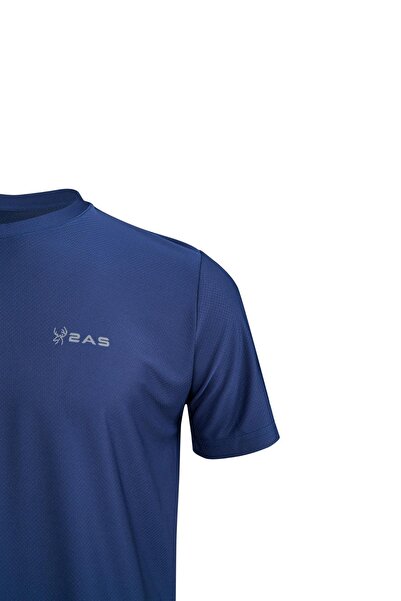 2AS Capri Sıfır Yaka T-Shirt Lacivert