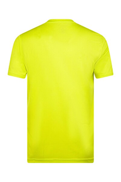 2AS Tricou verde neon Fiji cu decolteu