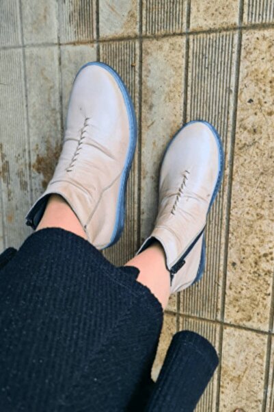 İNZE AYAKKABI Mink Genuine Leather Boots-Model Name:Tokyo