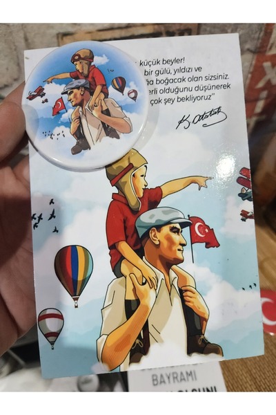 SOFT 25 ADET 58 Mm Rozet Anahtarlık Atatürk 29 EKİM CUMHURİYET