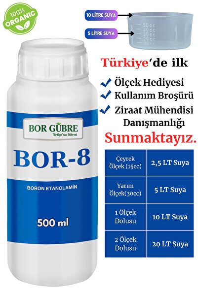 Bor -8 Sıvı Gübre 500 ml