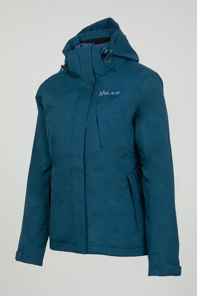 2AS Sidley Kadın 3 in 1 Ceket Mont Lacivert