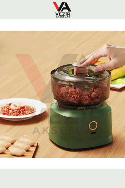 Egonex USB Şarjlı Mutfak Robotu – Çelik Bıçaklı, Kablosuz Mini Rondo & Doğrayıcı