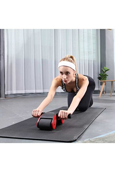 HEPİTOP Ab Roller Wheel Karın Kasları Egzersiz Aleti | Çift Tekerlekli Karın Kası Çalıştırıcı Spor Ekipmanı
