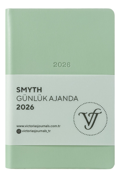 Victoria's Journals Smyth 2026 Дневен дневник A6 (9x14cm) Мека корица Слонова кост 80 gsm