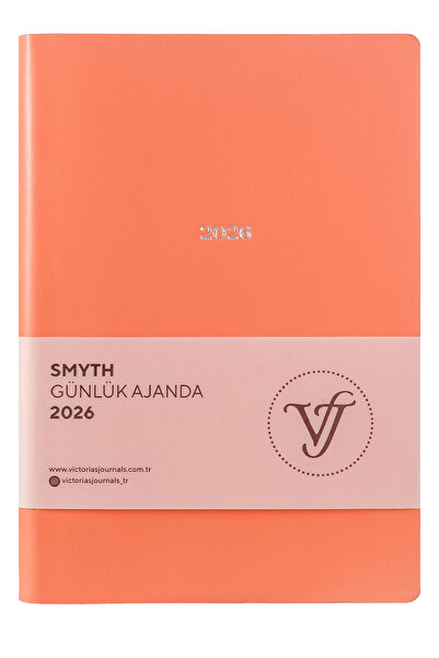 Victoria's Journals Smyth 2026 Daily Agenda A5 (14X21Cm) Flexible Cover Ivory 80 Gr.