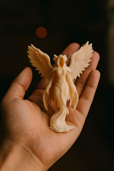Celestial Guardian – Kanatlı Melek Figür