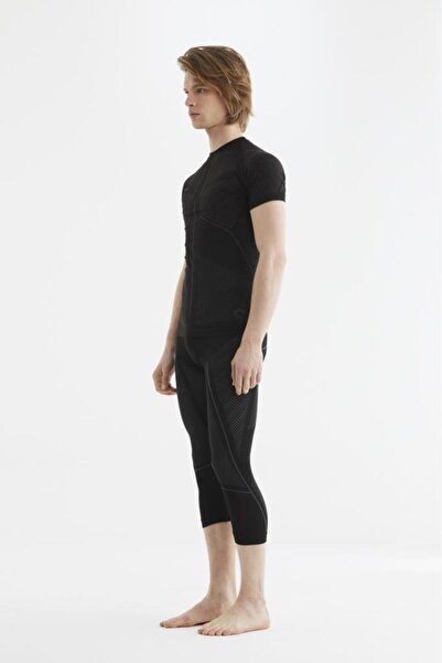 Panthzer Extreme Muscle Короткий рукав Polygiene Чоловічий верхній термобілизна Чорний/Сірий