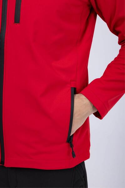 2AS Baxter İnce Softshell Erkek Ceket Kırmızı