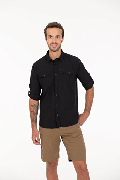 2AS Мъжка риза Gablin, черна