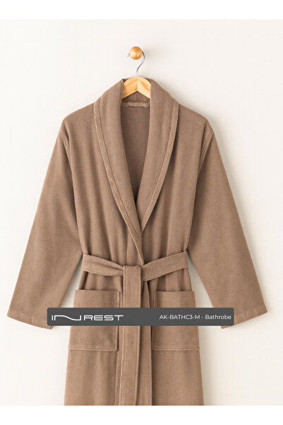 INREST رداء حمام فندق INREST 100% قطن قطعة واحدة مقاس M