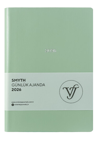 Victoria's Journals Smyth 2026 Daily Agenda A5 (14X21Cm) Flexible Cover Ivory 80 Gr.