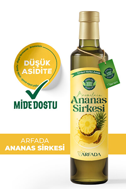 ARFADA Ananas Sirkesi - %100 Doğal – Katkısız - Düşük Asidite – Doğal Ferment...