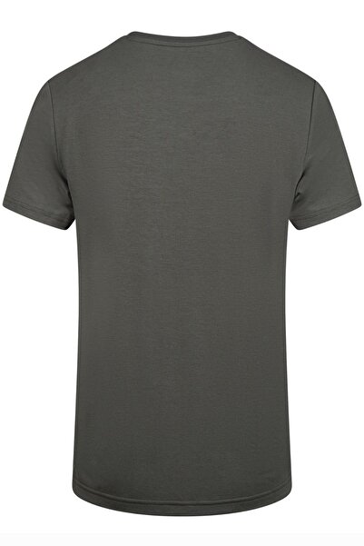 2AS Winson Erkek Viloft Sıfır Yaka T-Shirt Antrasit