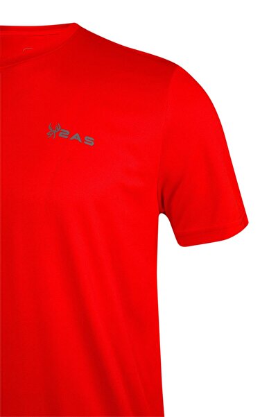 2AS Κόκκινο μπλουζάκι με λαιμόκοψη Fiji