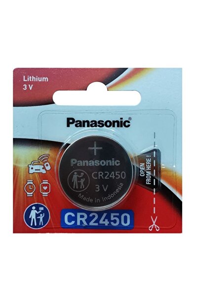 PANASONIC بطارية ليثيوم باناسونيك، قطعة واحدة، بليستركارد Cr 2450 1-Bl باناسونيك