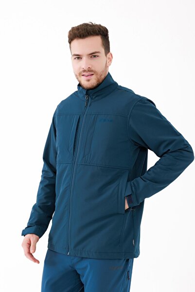 2AS Мъжко яке Walker от мериносова вълна в тъмносиньо