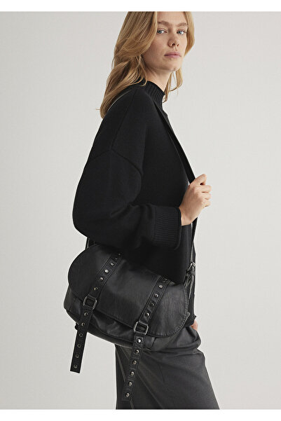 Mavi Μαύρη τσάντα χιαστί 1913016-900