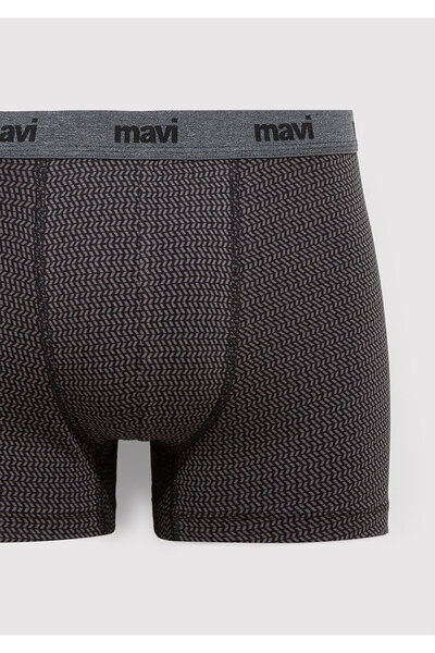 Mavi Geometric Patterned Gray Boxer 092083-900