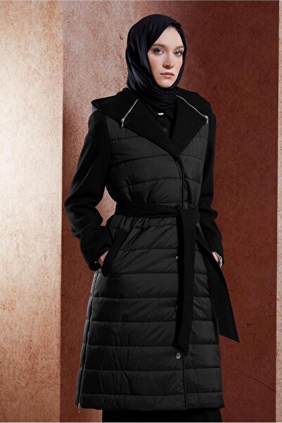 Alvina KUŞAKLI KAPÜŞONLU KABAN 90509