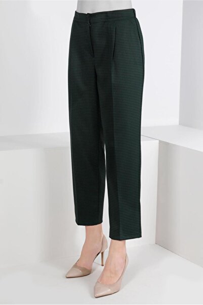 Alvina PLAID ZIPPERED PANT 70475