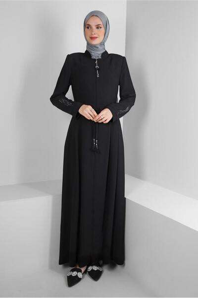 Alvina KEMERLİ PİLİSE DETAYLI PARDESÜ 10706