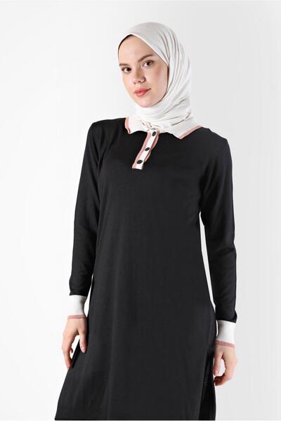 Alvina POLO NECK RIBBANED KNITWEAR TUNIC 42108