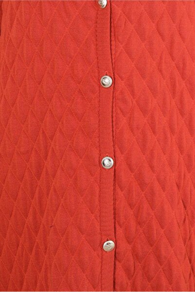 Alvina Kapitone Desenli Triko Hırka 44079