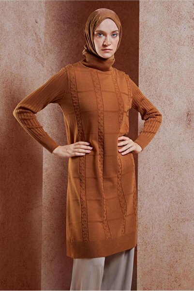 Alvina Throat Collar Knit Tunic 44902