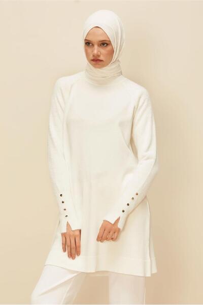 Alvina Buttoned Knit Tunic 45929