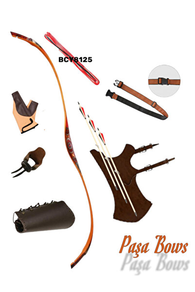 Paşa Geleneksel Türk Yayı -Özel Tasarım- Lamine 33" 65 Lbs - 7701522865- 2 Yı...