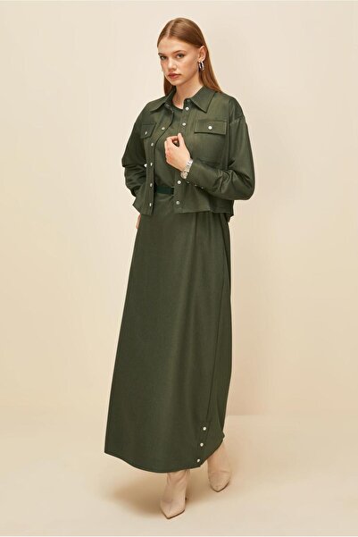 Alvina Jacket and Belted Dress Suit 46030