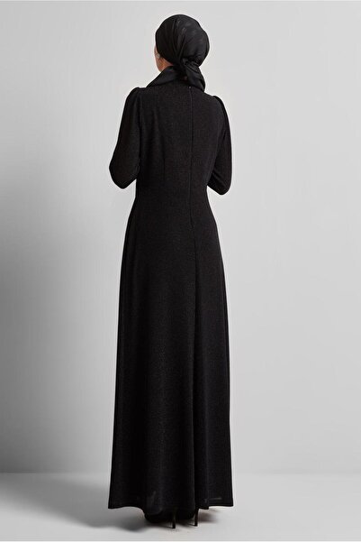 Alvina DRAPE DETAYLI SİMLİ ELBİSE 45677