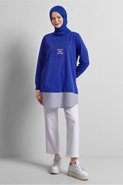 Alvina TAŞLI EŞOFMAN TUNİK 45442