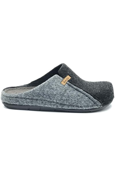 KOCAMANLAR Bento K-63-007 Home Slippers Orthopedic Men's Slippers Black