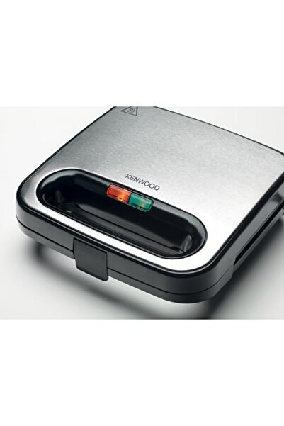 Kenwood Sandwich Maker SMM00.000SI Black/Silver – Non-Stick Plates, Toasties, Grills, Easy Cleaning