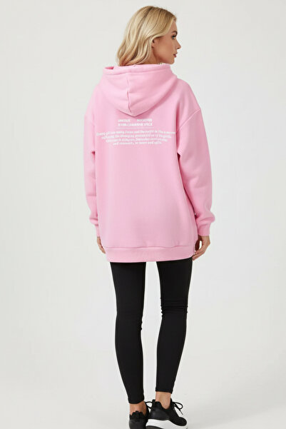 UNCİA OUTDOORS Unisex Oversize με κουκούλα και στάμπα