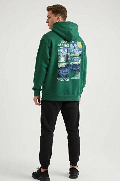 UNCİA OUTDOORS Φούτερ Unisex με στάμπα με κουκούλα