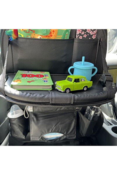 Empria Organizator scaun auto copii, impermeabil, Empria, 63x44.5 cm, Negru, protectie auto bebe