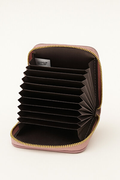 ALL PAPICKS - Women's Wallet with RFID Protection, 11 Compartments, Pink sau Green, 11.2x8x2.7cm