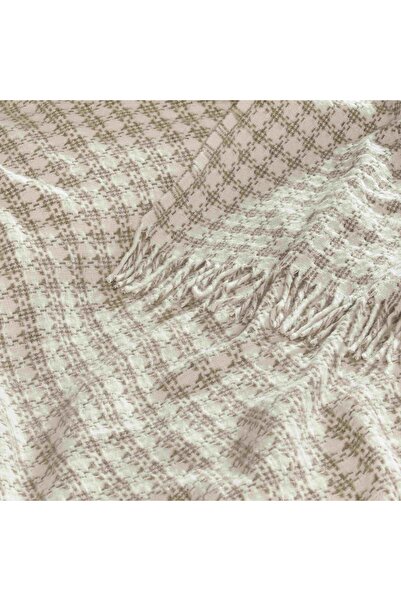 Linens Plumea Throw / Tv Battaniyesi Bej Tek Kişilik