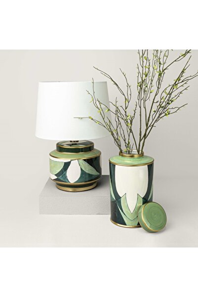 Linens Florian Porselen 34x34x45 cm Abajur